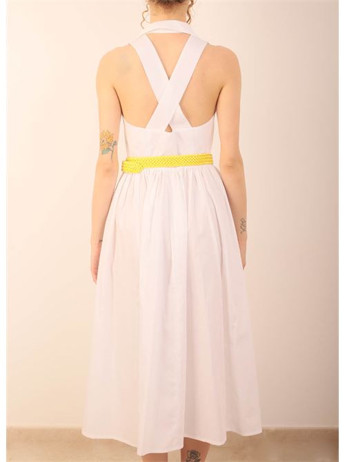 White sleeveless camisole Laboratorio Capri | ISABELAPOPELINEWHITE